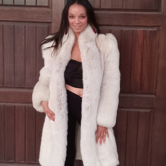 Vintage Nordstrom Blush Mink Full-Length Coat | Soft Pink Luxury | Size XS/Small - Picture 3 of 10